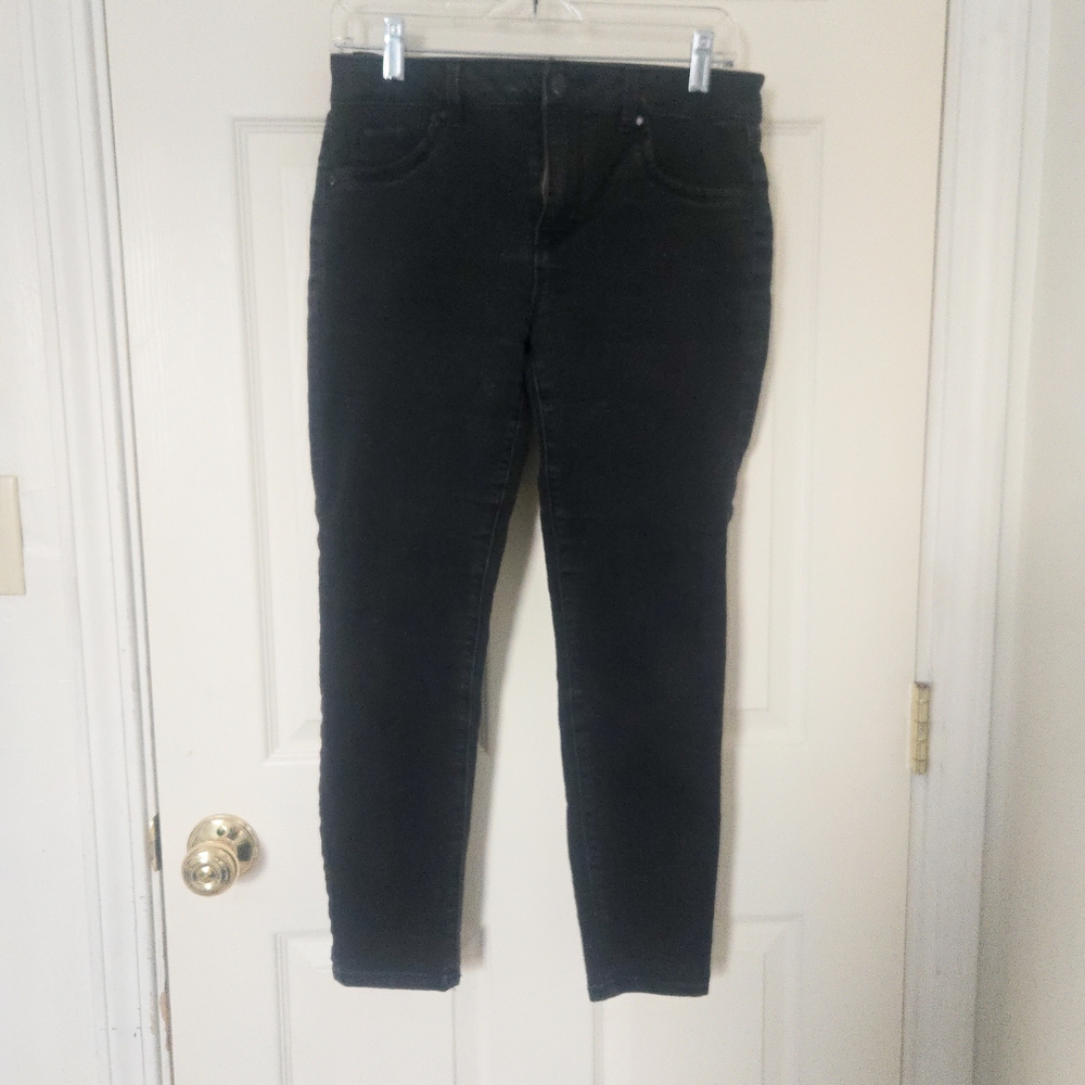d. jeans Women's Black Skinny Jeans Size 8 High Rise Stretch Denim